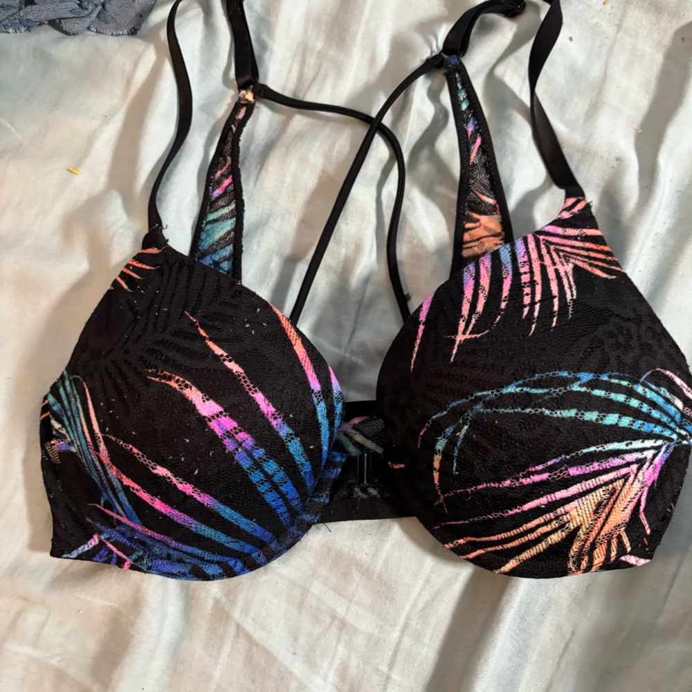 Pink bra
